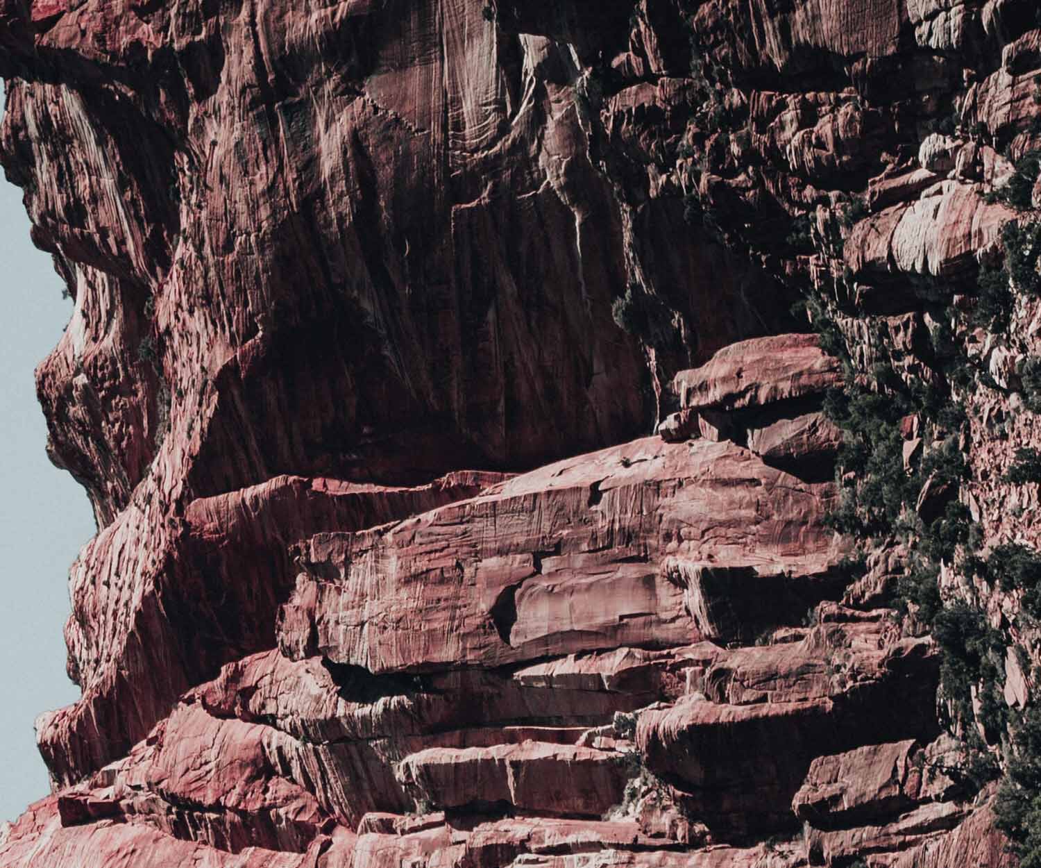 mountain image with starry sky left image